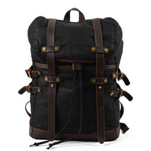 Load image into Gallery viewer, Hard dark brown backpack