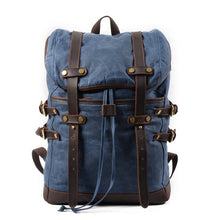 Load image into Gallery viewer, Hard dark brown backpack