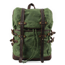 Load image into Gallery viewer, Hard dark brown backpack