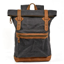 Load image into Gallery viewer, old brown backpack