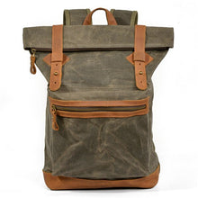 Load image into Gallery viewer, old brown backpack