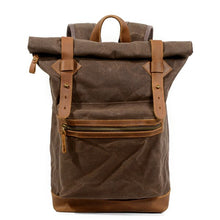 Load image into Gallery viewer, old brown backpack