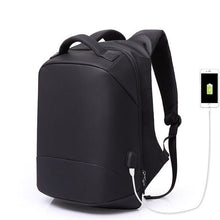 Load image into Gallery viewer, Black-Grey USB rechargeable backpack