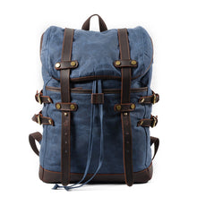 Load image into Gallery viewer, Hard brown backpack
