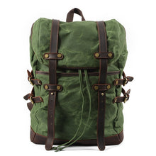 Load image into Gallery viewer, Hard brown backpack