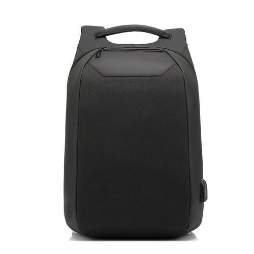 Waterproof black backpack