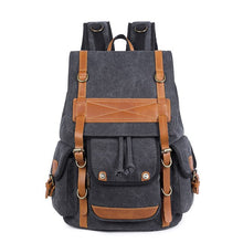 Load image into Gallery viewer, Brown leather belt backpack