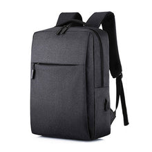 Load image into Gallery viewer, Grey USB rechargeable backpack