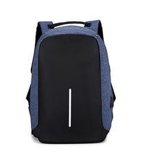Load image into Gallery viewer, Waterproof white detailed black backpack