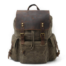 Load image into Gallery viewer, Yellow brown backpack