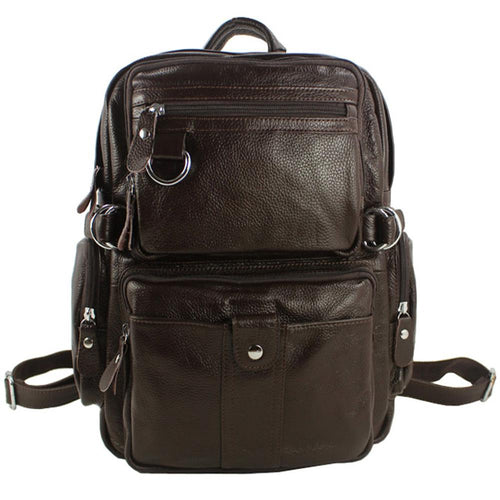 second black brown backpack